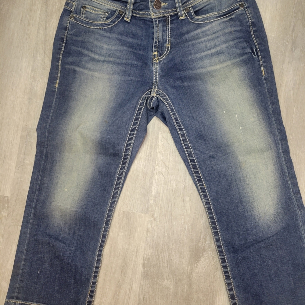 BKE Faded Blue Capris